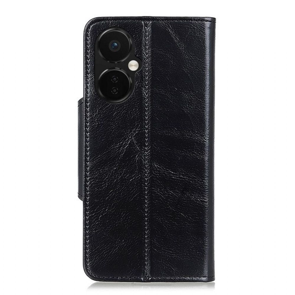 Flip Case voor OnePlus Nord CE 3 Lite 5G Khazneh Knoop Van Imitatielakleer