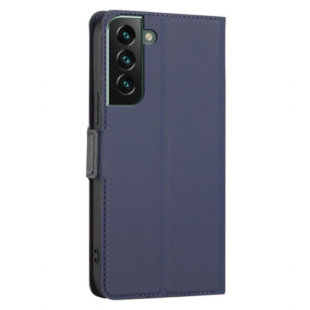 Flip Case voor Samsung Galaxy S23 Plus 5G Ultrafijn Tweekleurig