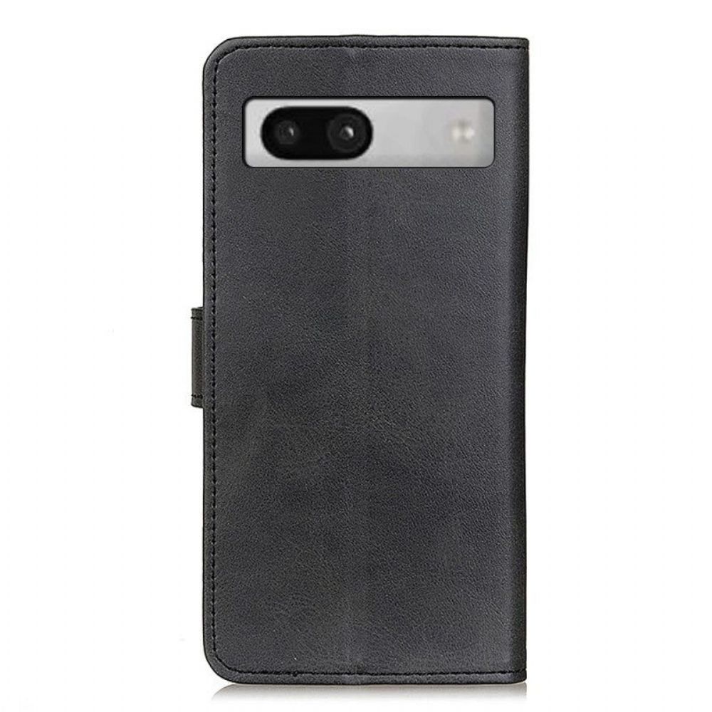Folio-hoesje voor Google Pixel 7A Mat Kunstleer