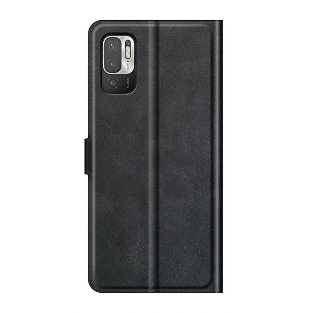 Folio-hoesje voor Poco M3 Pro 5G Leren Styling