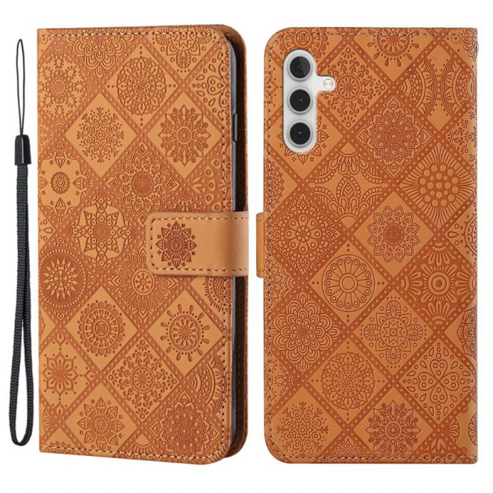 Folio-hoesje voor Samsung Galaxy A54 5G Bloemmotieven