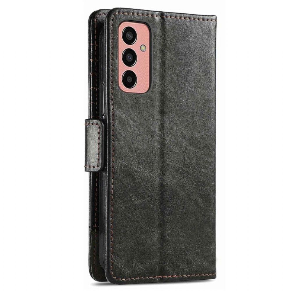 Folio-hoesje voor Samsung Galaxy M13 Tweekleurige Dubbele Sluiting