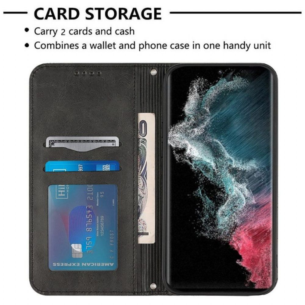 Folio-hoesje voor Samsung Galaxy S23 Ultra 5G Met Ketting Voetbalstijl Met Bandjes
