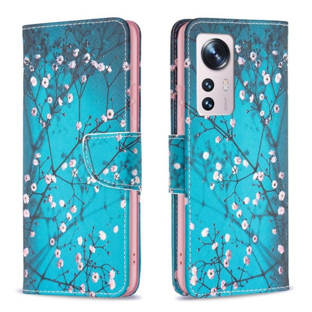 Folio-hoesje voor Xiaomi 12 / 12X Bloeiende Boom