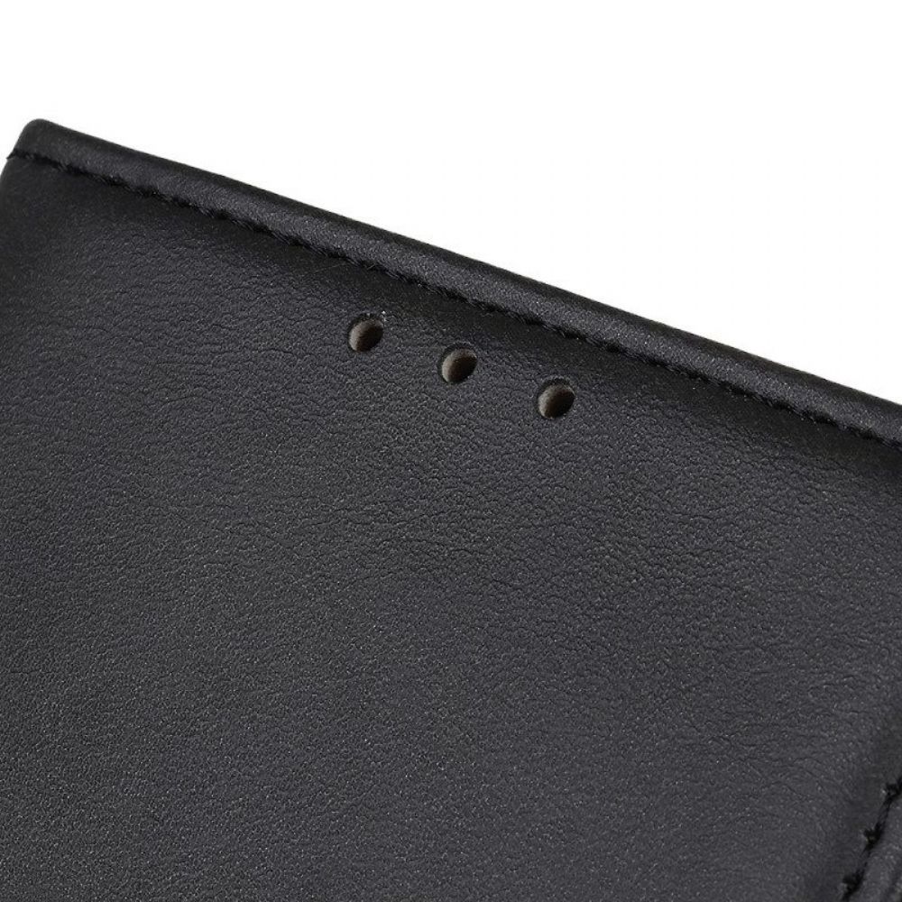 Folio-hoesje voor Xiaomi 12 Pro Retro Mat Leereffect