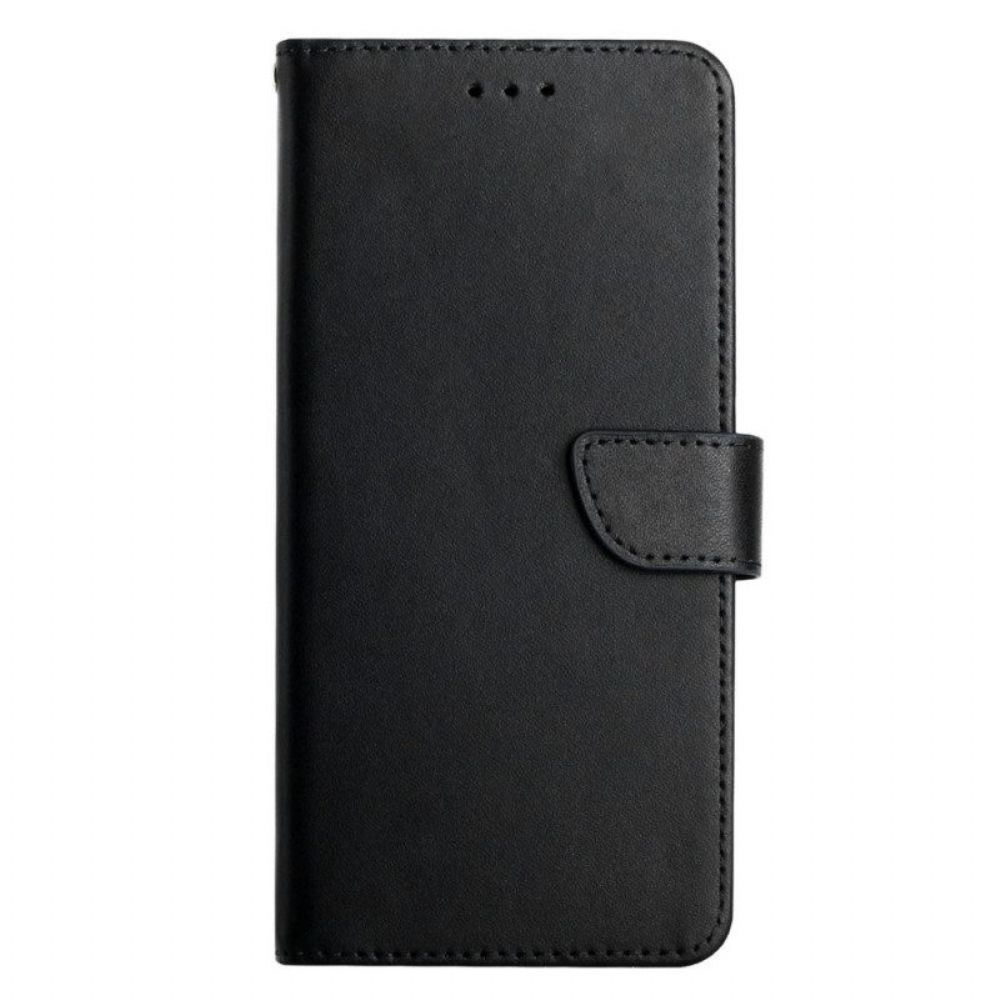 Folio-hoesje voor Xiaomi Redmi A1 Echt Nappaleer