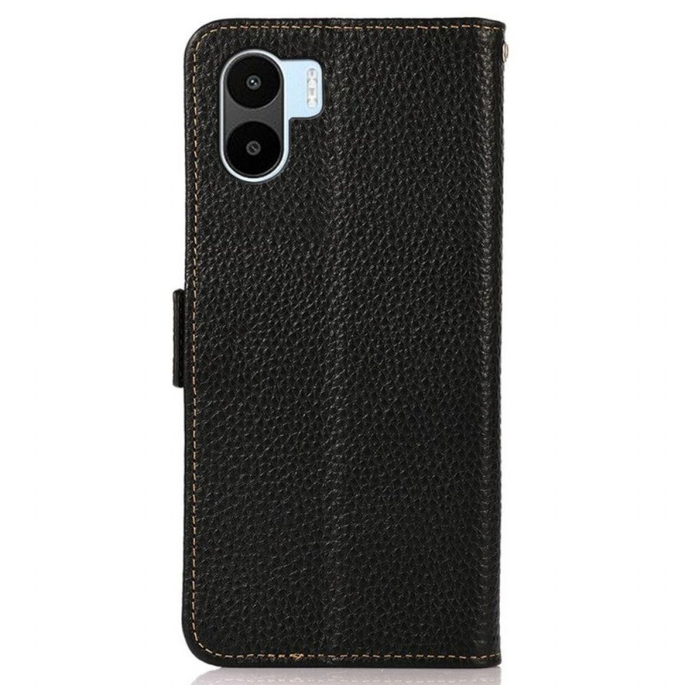 Folio-hoesje voor Xiaomi Redmi A1 Lychee Leer Khazneh Rfid