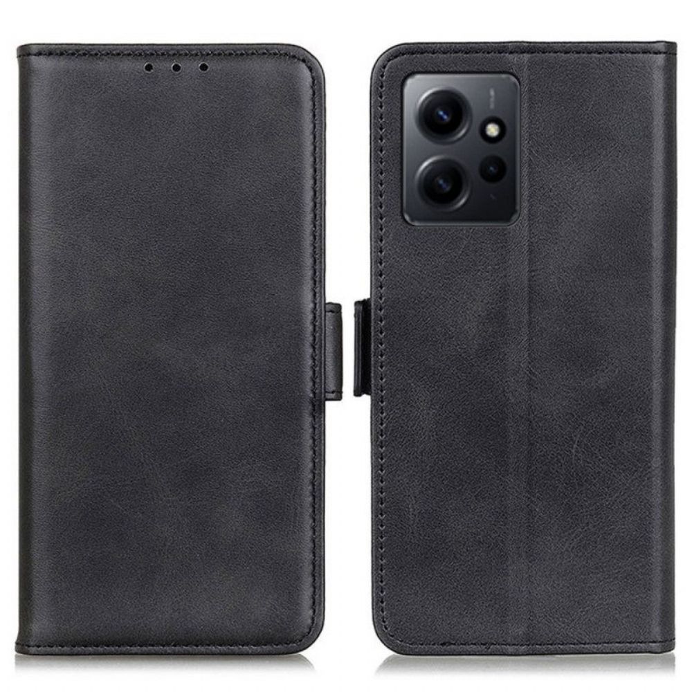 Folio-hoesje voor Xiaomi Redmi Note 12 4G Dubbele Sluiting