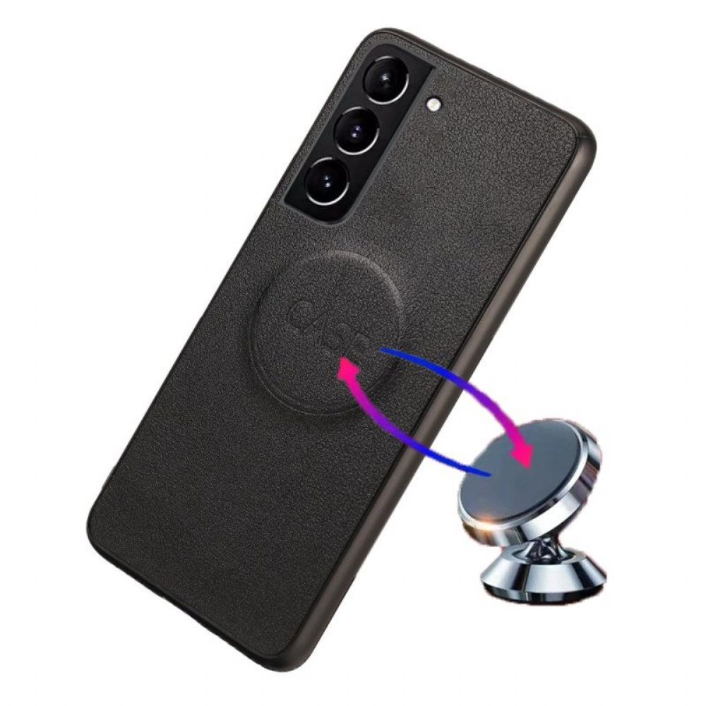 Hoesje Flip Case voor Samsung Galaxy S23 Plus 5G Afneembare Zilveren Sluiting