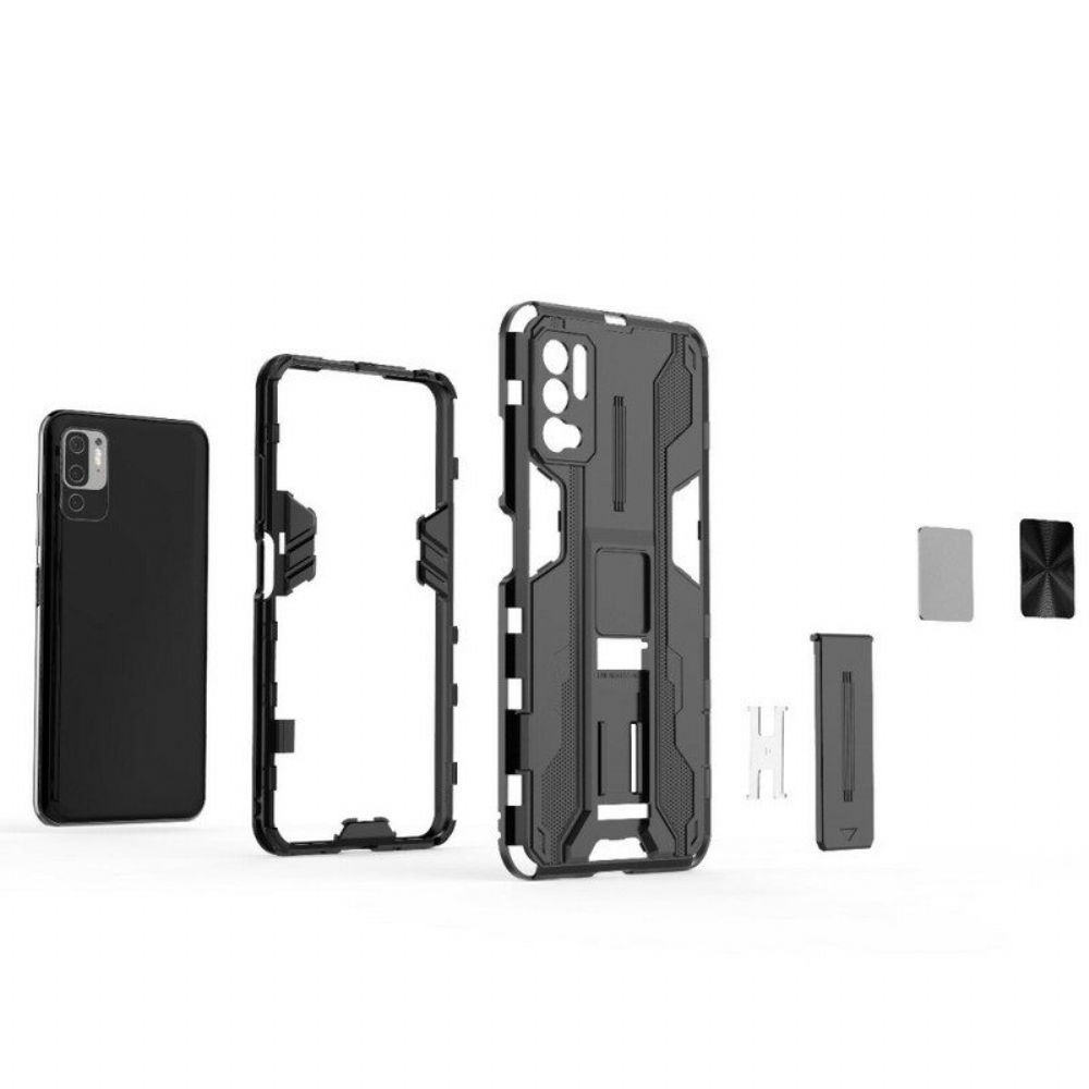 Hoesje voor Poco M3 Pro 5G Tabblad Horizontaal / Verticaal