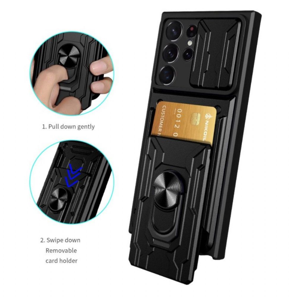 Hoesje voor Samsung Galaxy S23 Ultra 5G Camerahoes En Standaard