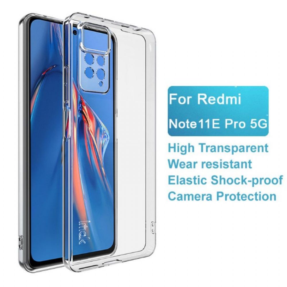 Hoesje voor Xiaomi Redmi Note 11 Pro / 11 Pro 5G Imak Transparante Ux-5-serie