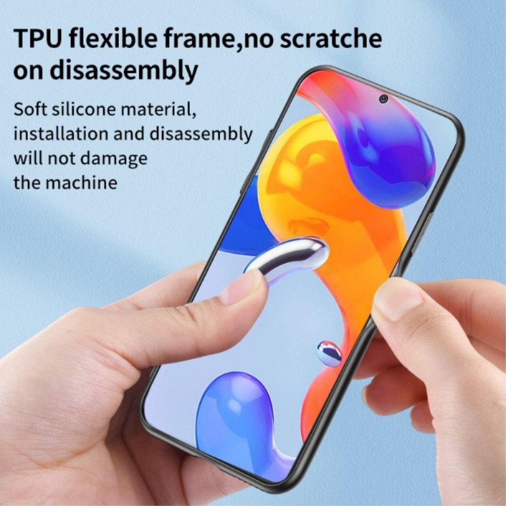 Hoesje voor Xiaomi Redmi Note 11 Pro / 11 Pro 5G Spiegel Met Draaibare Ring