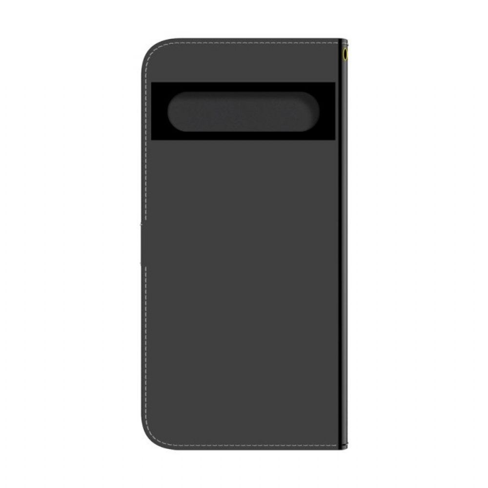 Leren Hoesje voor Google Pixel 7 Pro Spiegelhoes Van Imitatieleer