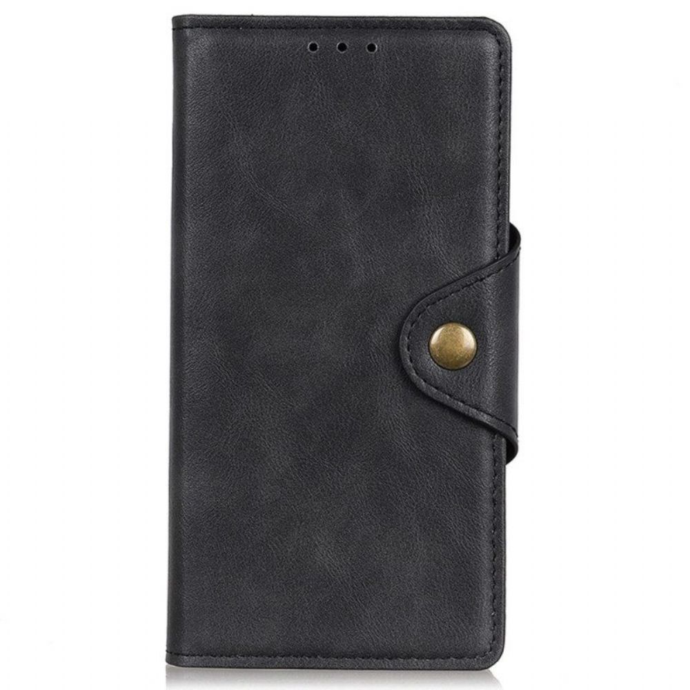 Leren Hoesje voor OnePlus 11 5G Magnetische Knop