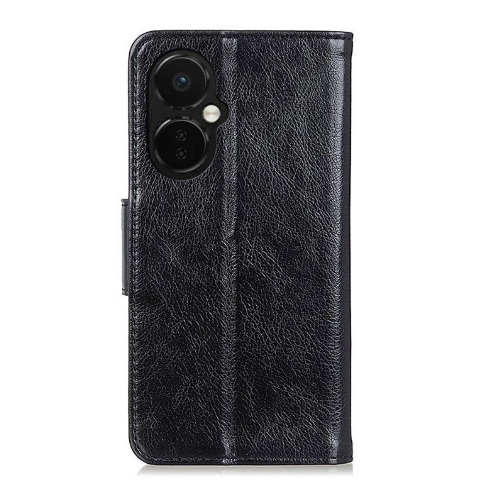Leren Hoesje voor OnePlus Nord CE 3 Lite 5G Nappa Splitleer