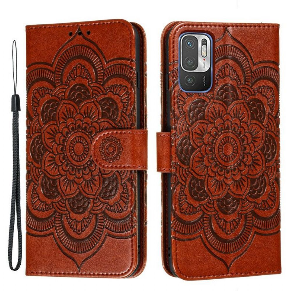 Leren Hoesje voor Poco M3 Pro 5G Volledige Mandala