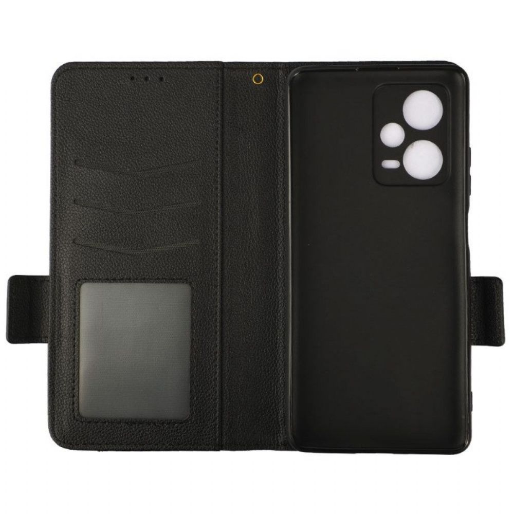 Leren Hoesje voor Poco X5 Pro 5G Met Ketting Dunne Bandjes
