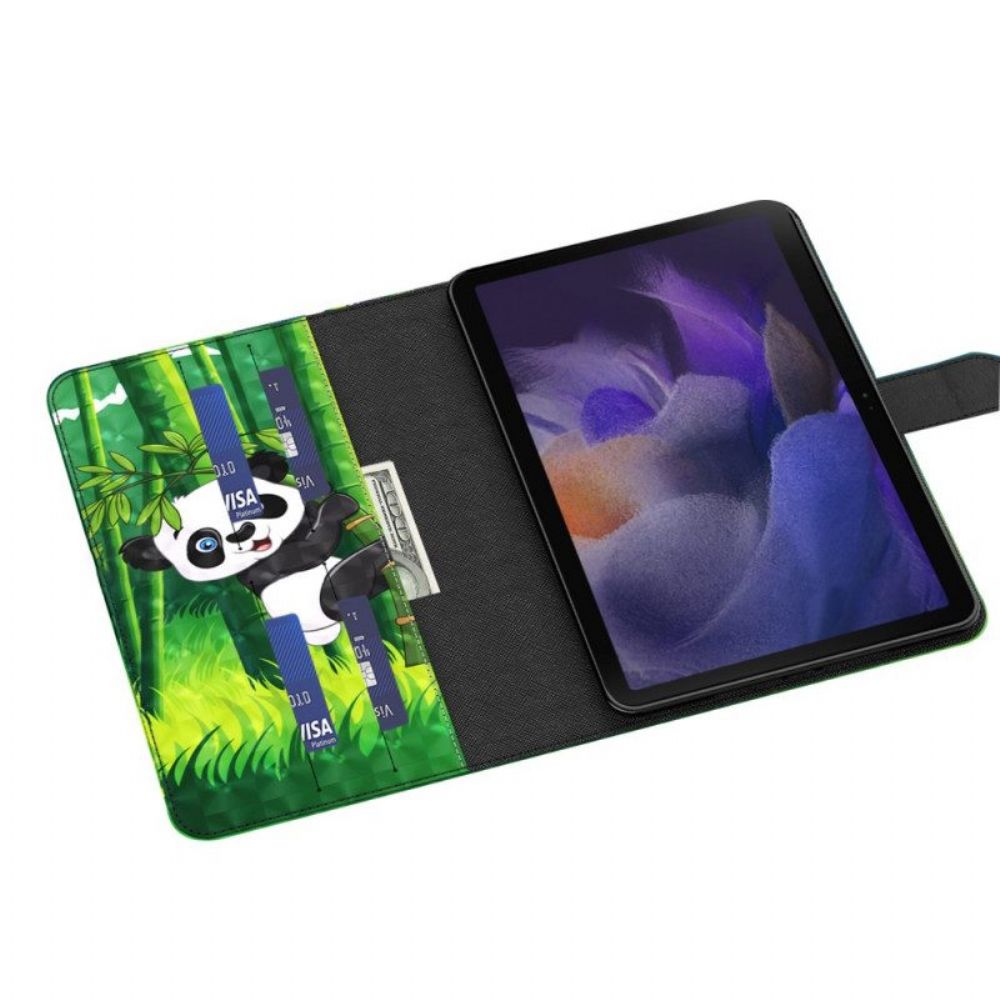 Leren Hoesje voor Samsung Galaxy Tab A8 (2021) Panda