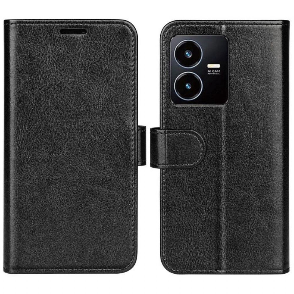 Leren Hoesje voor Vivo Y22s Vintage Kunstleer