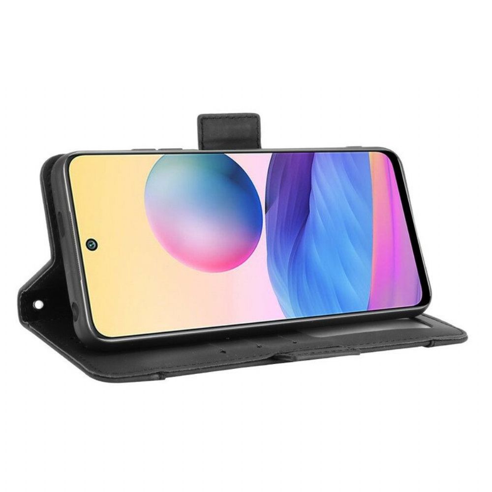 Leren Hoesje voor Xiaomi Redmi Note 10 5G Multi-kaarten