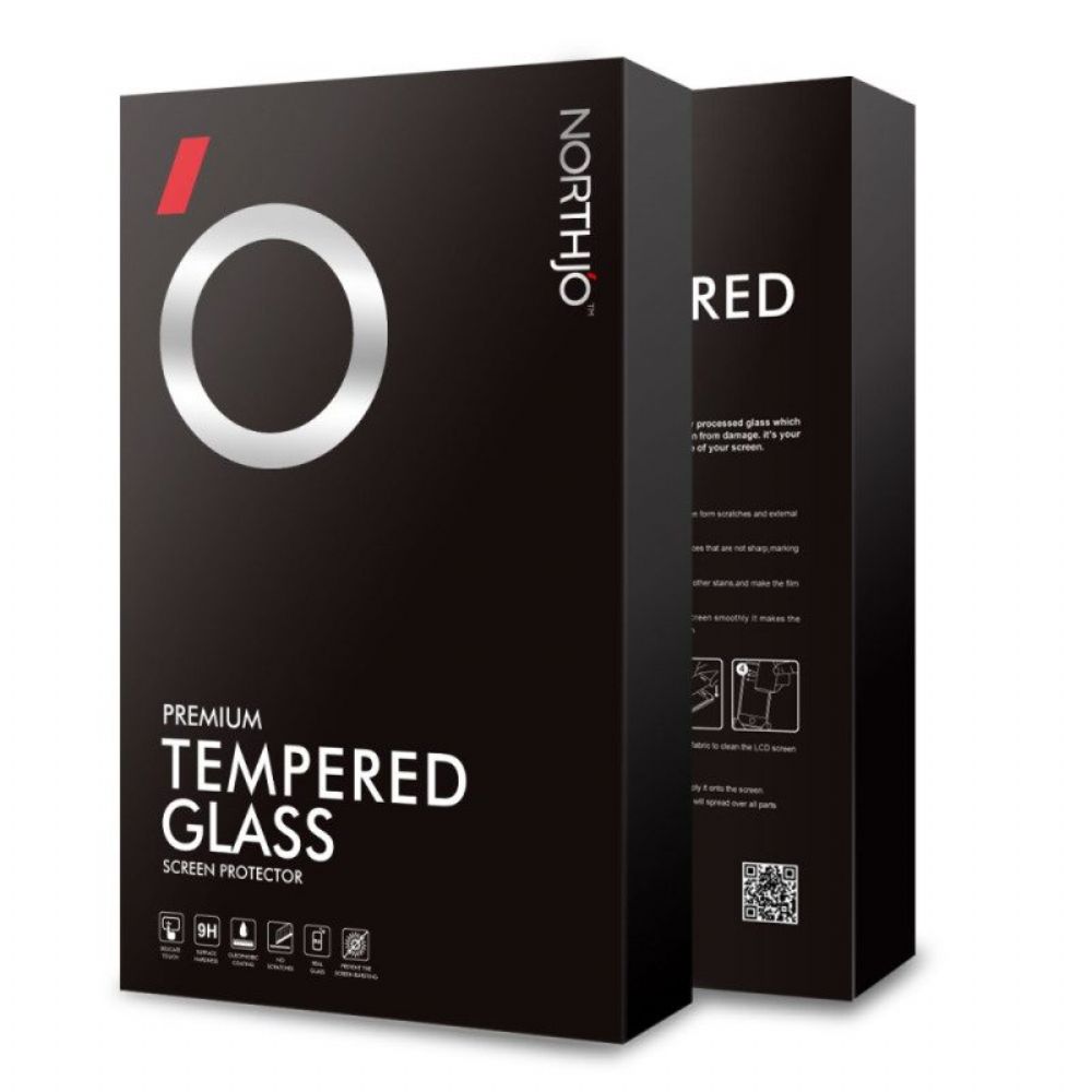 Samsung Galaxy A14 5G / A14 Zwarte Rand Gehard Glas Screenprotector
