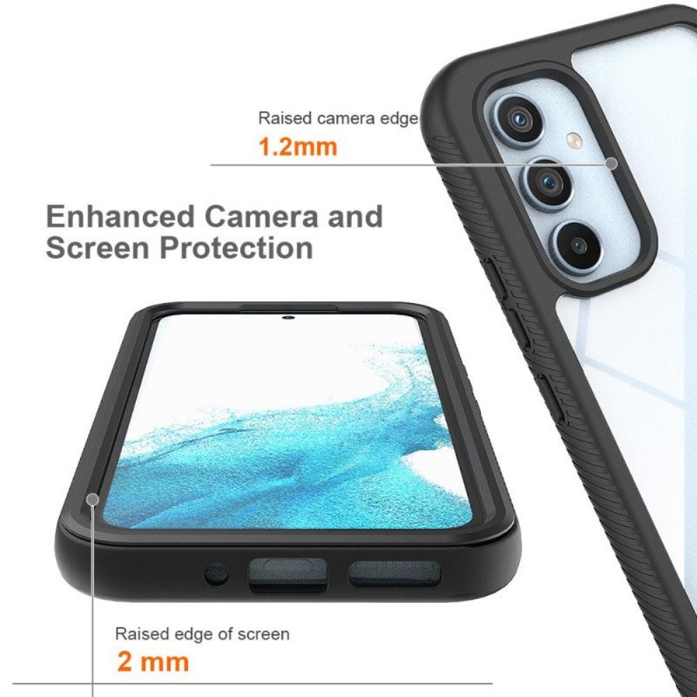 Telefoonhoesje voor Samsung Galaxy A54 5G Hybride Siliconen Randen