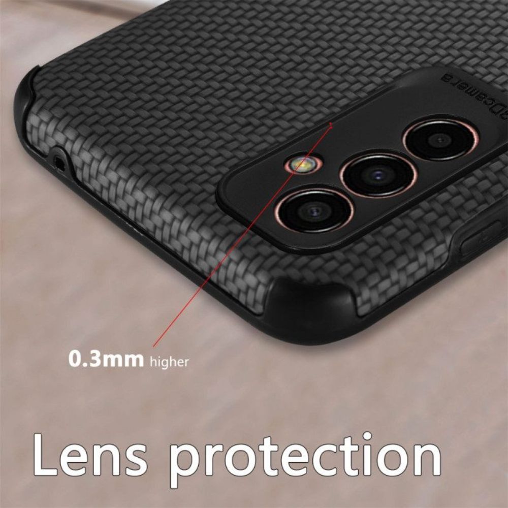 Telefoonhoesje voor Samsung Galaxy M13 Met Koolstofvezel Versterkte Hoeken