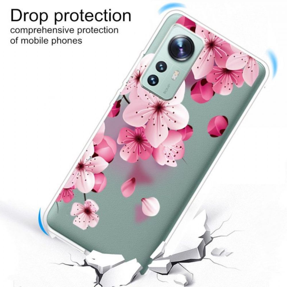 Telefoonhoesje voor Xiaomi 12 / 12X Kleine Roze Bloemen